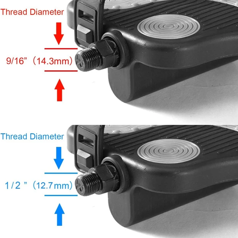 Fermapiedi Bici, Pedali Per Bicicletta, Pedale Per Bicicletta Con - Foto 5