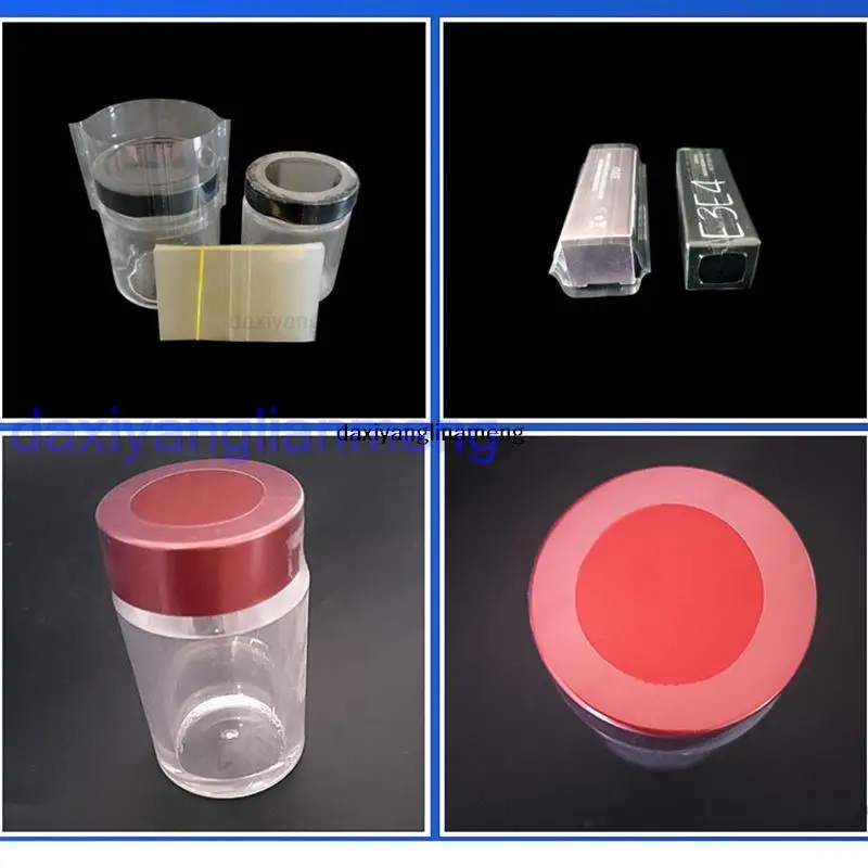 200 개/몫 DIY 너비 * 높이 립스틱 상자 펜 항아리 CapClear 수축 씰링 보호 랩 필름에 대 한 열 수축 밴드 포장