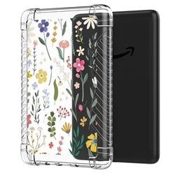 Ultra Clear Soft Flexible Transparent TPU Skin Bumper Back Cover (Flower)