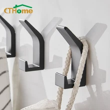

1/3pcs Wall Hook Punch-free Towel Hook for Bathroom Clothes Coat Hook Bedroom Living Room Robe Hooks Home Bathroom Accessories