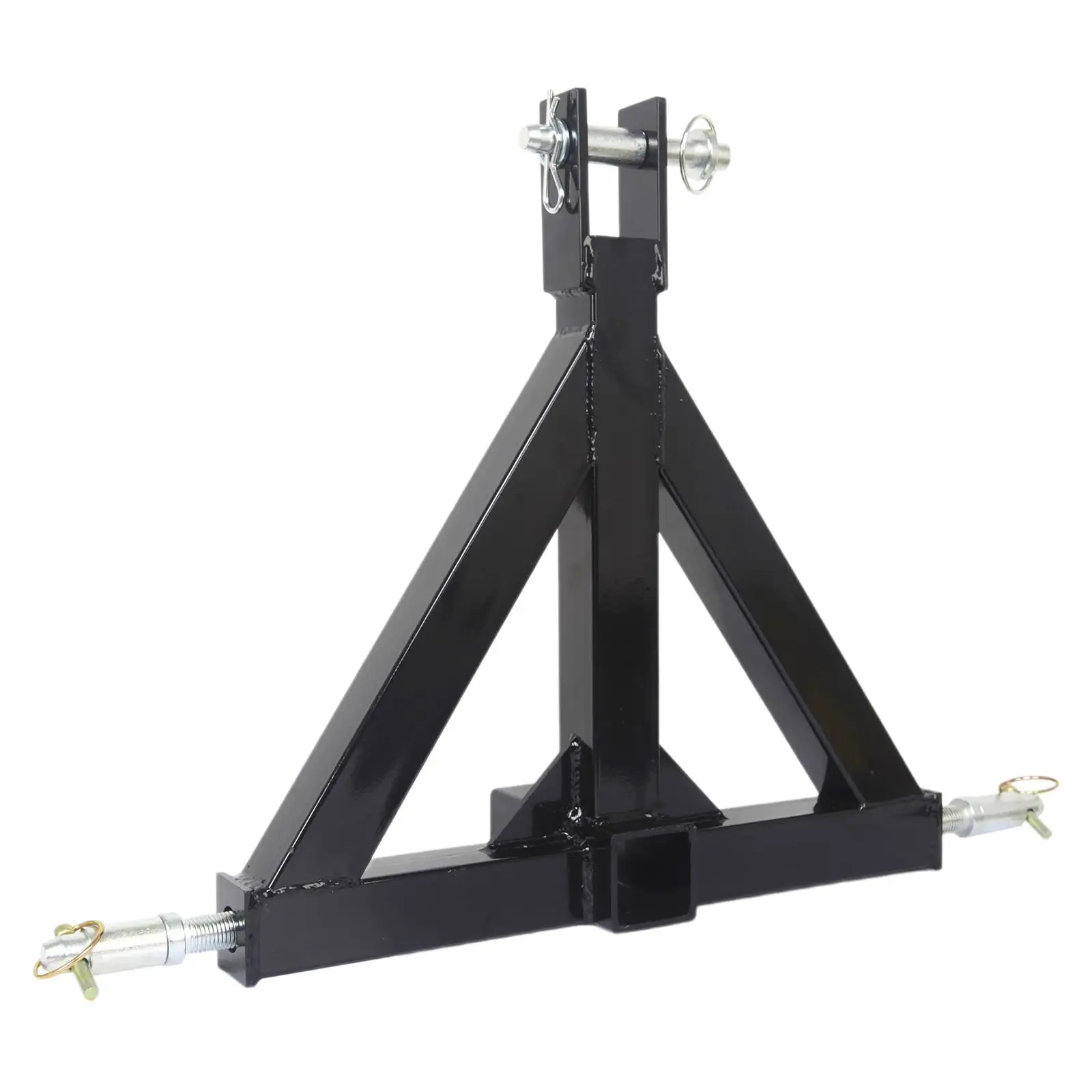3 Point 2 inch Receiver Drawbar Hitch Adapter Steel Tractor Tow Drawbar ...