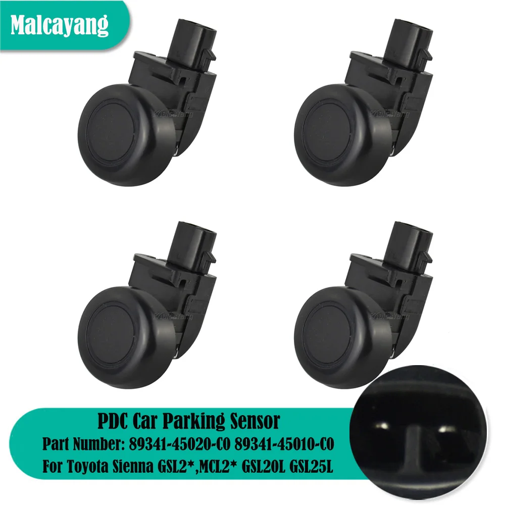 

Auto Parts 4PCS PDC Parking Reverse Sensor For Toyota Sienna GSL2*,MCL2* 2003- 2009 GSL20L GSL25L 89341-45020-C0 89341-45010-C0