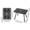 Camping Table Compact Lightweight Sturdy Folding Table for Patio BBQ Picnic 6