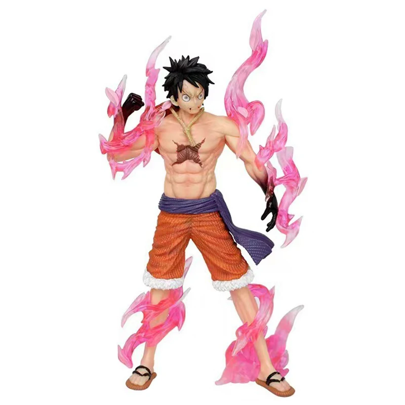

32 см аниме ONE PIECE GK Second Gear бегущая вишневая Обезьяна D Luffy экшн-машина ПВХ коллекционные модели украшения игрушки для подарка