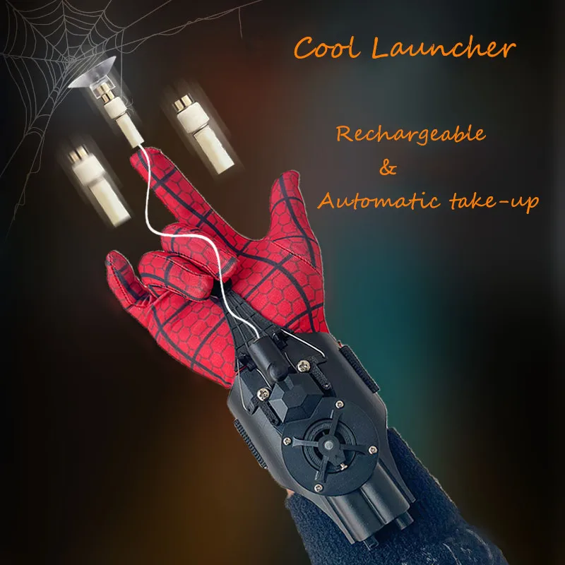 Marvel Super Hero Spider-man: Far From Home Fully Automatic Spider Silk  Rope Launcher Role-play Props For Children's Toys Gifts - AliExpress