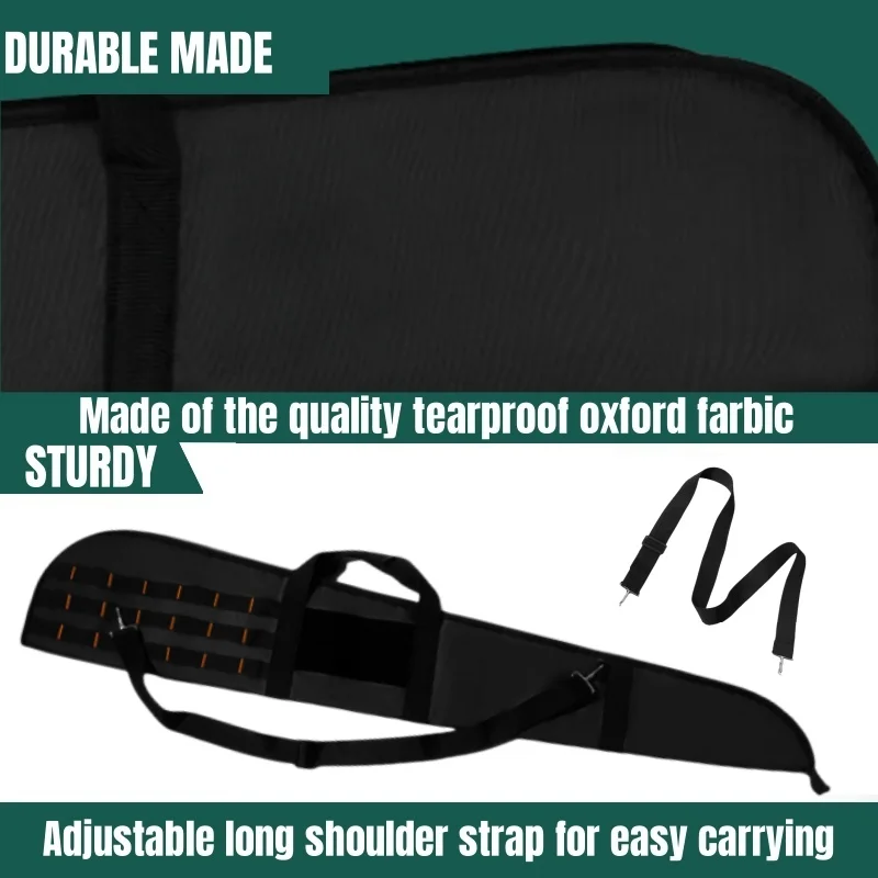 Tactical Rifle Carrying Case with Adhustable Sling Heavy Duty  Shotgun Outdoor Airsoft Shoulder Bag Hunting Protection Case 5