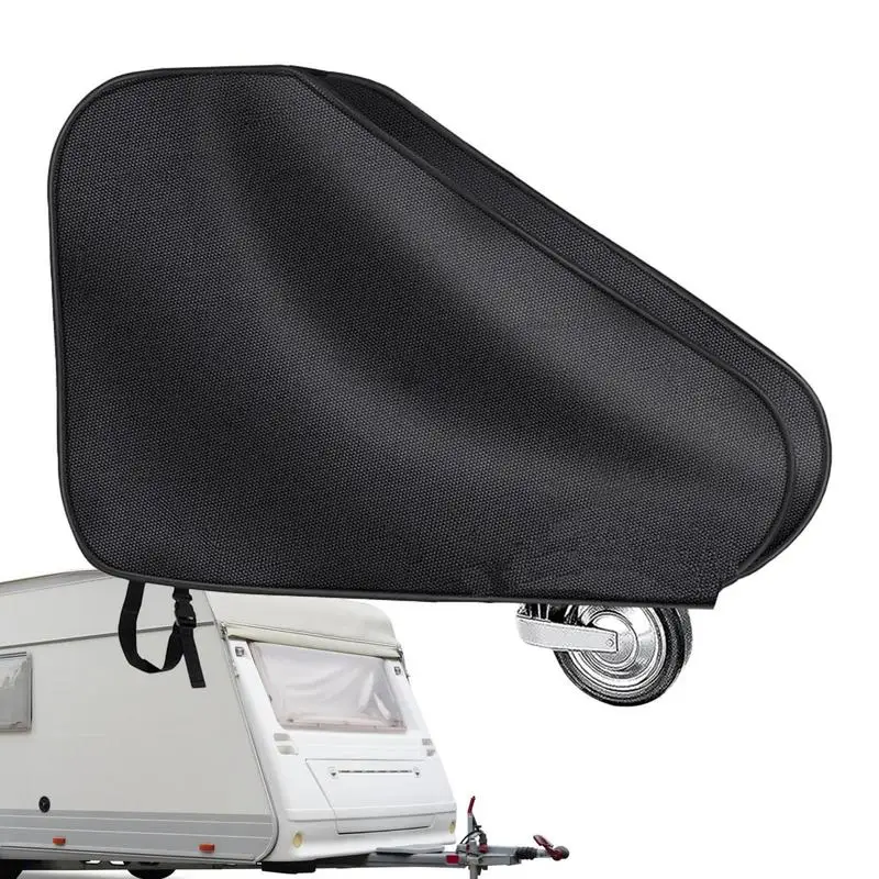 

Универсальная Водонепроницаемая Крышка для буксирного устройства, прицепа, буксирного устройства, ветрозащитная крышка из ткани Оксфорд, затеняющая Крышка для домкрата для фургонов