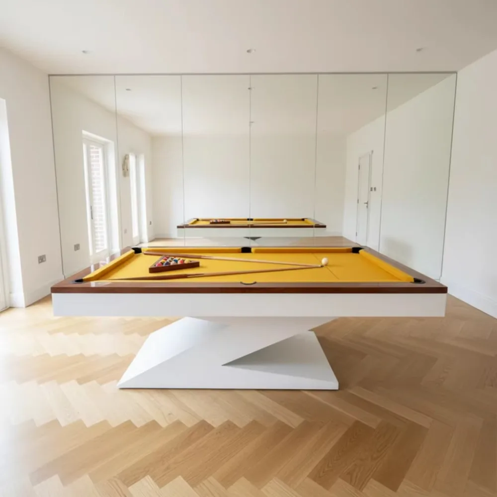 공장 고급 디자인 원목 당구대 7FT/8FT/9FT 천연 슬레이트 고무 패드 포..