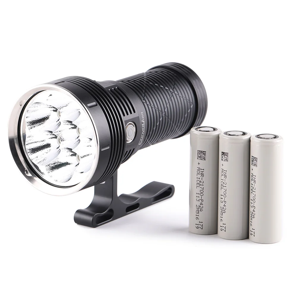 Convoy 3X21C SST40 21700 flashlight  with battery inside