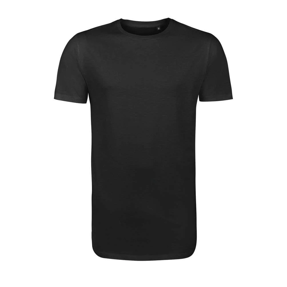 T-Shirt A Maniche Corte Da Uomo Magnum O Collo Taglia = Xs.Color = Deep Black