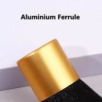 Outil de beauté de pinceau de maquillage-1 pièces fond de teint, Blush, correcteur, Contour, point culminant, pinceau de joue pour mélanger, dessus rond coudé 3