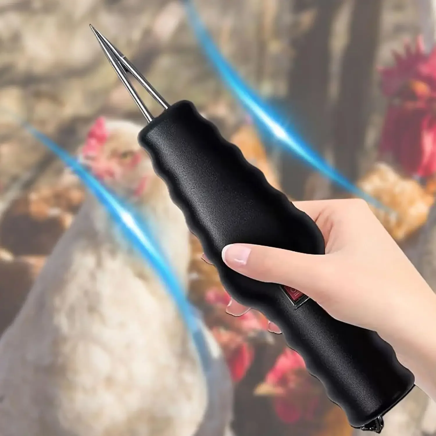 Poultry Plucking Machine Electric Handheld Poultry Plucking Machine De-Feather Remover for Goose Duck Chicken Turkey