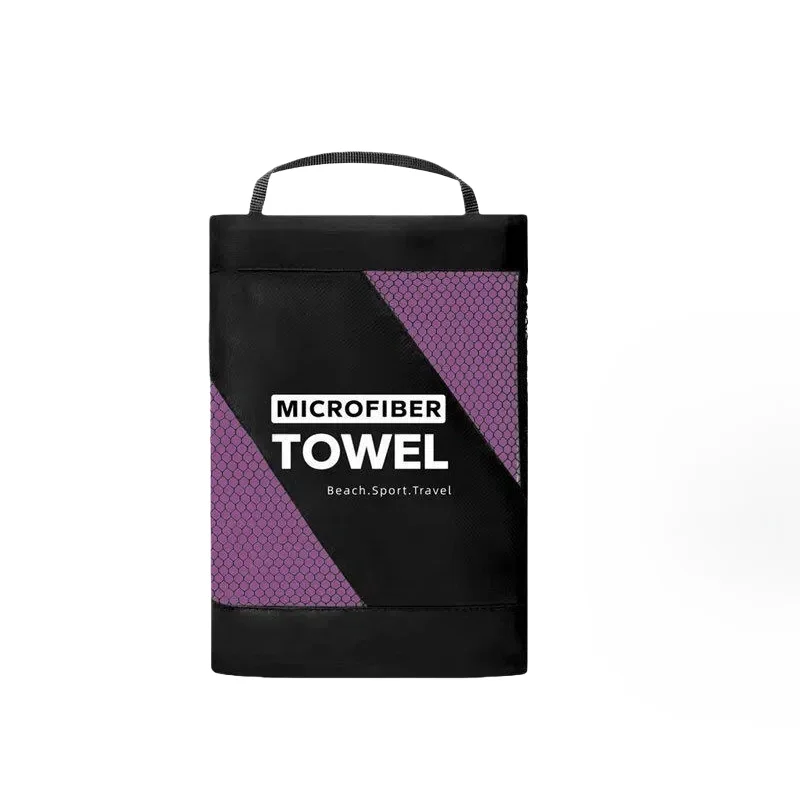 High Quality Microfiber Quick-Dry and Ultra-Absorbent Towel with Portable Bag for Gym, Beach, Yoga, Camping, and Travel