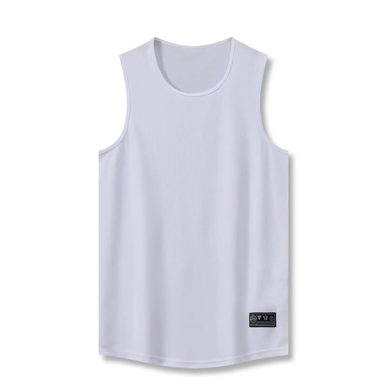 thumbnail image 1 of Camiseta de baloncesto de secado rápido para hombre, de color sólido, para crossfit, deportes masculinos, maratón, correr, camiseta sin mangas, gimnasio, trotar, chaleco de fitness, 1 of 5
