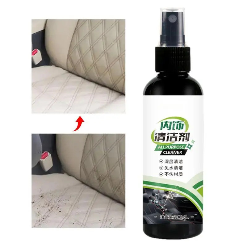 

Leather Restorer Coating Car Renovator Polish Spray Leather Restorer Spray Multifunctional Car Interior Cleaner For Car Truck