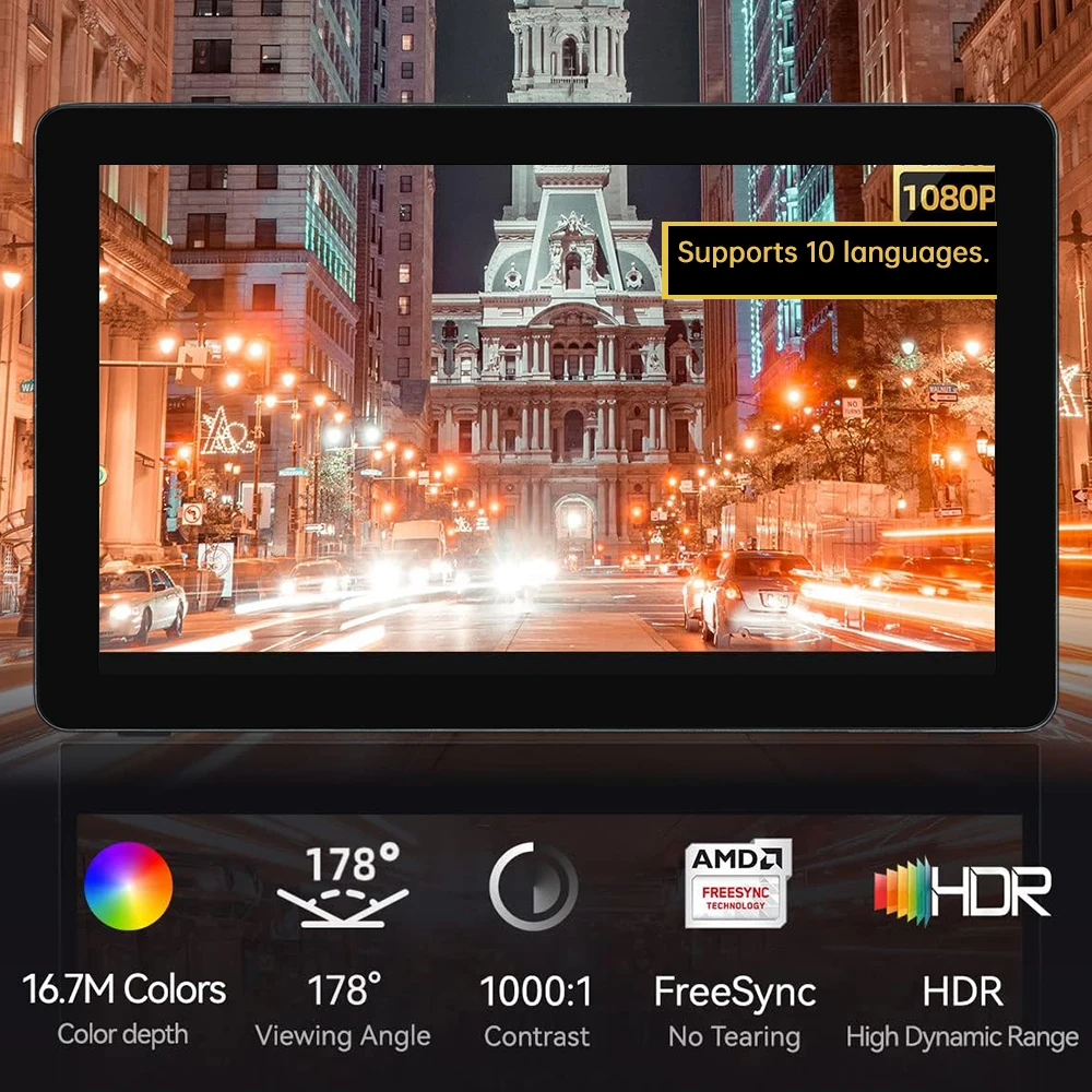 TouchWo 15.6 ġ ޴ ġ ũ , Ͻ HDMI Ʈ , 1920x1080 Ǯ HD IPS  ġ ũ 