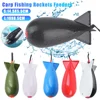Carp Fishing Rocket Feeder Small Spod Bomb Float Bait Holder Portable Lure Container Position Gear Fishing Tackle Accessories 1
