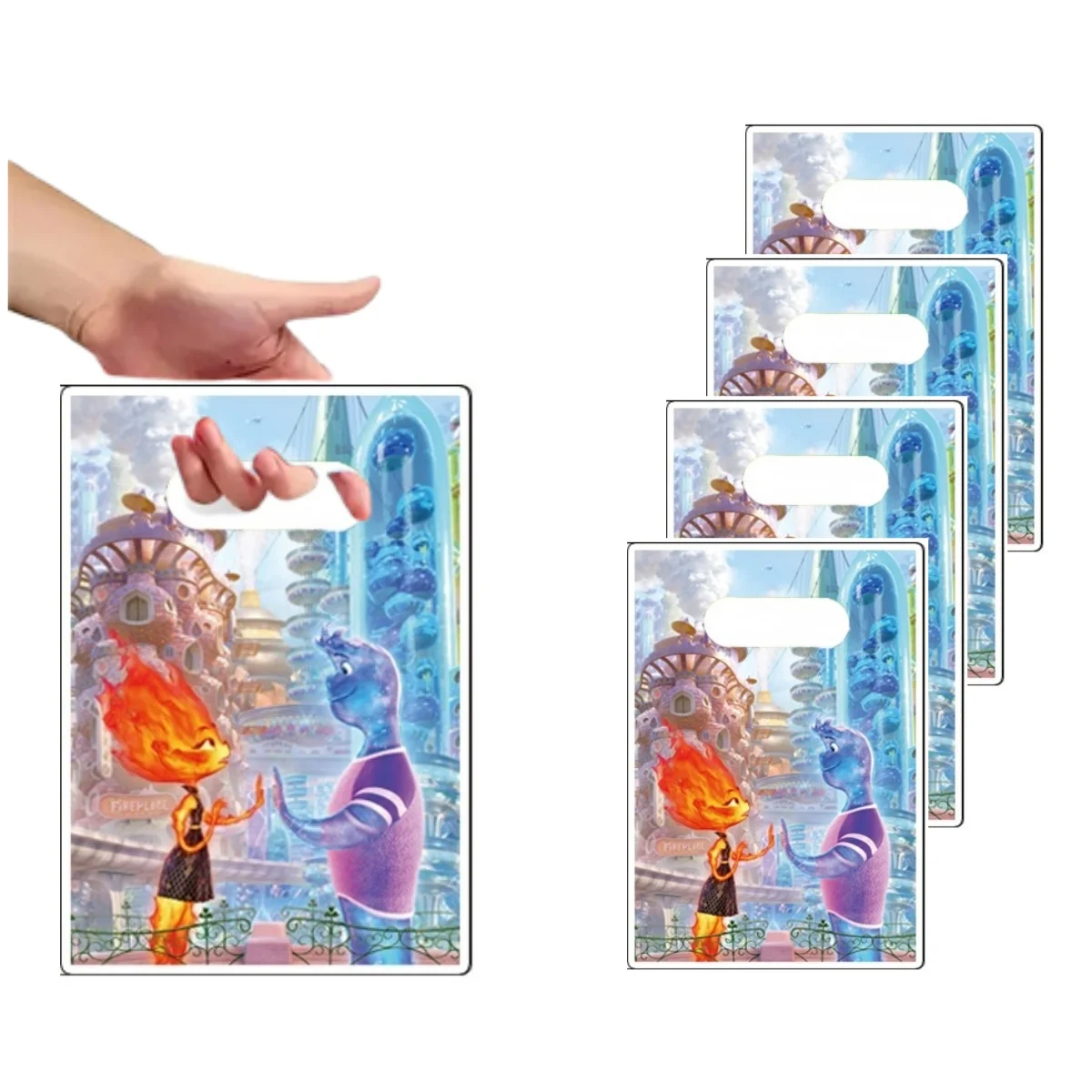 Borse Regalo Elementare Disney Decorazioni Di Compleanno Crazy Element City Candy Cookie Bag Baby Shower Bambini Ragazze Ragazzi Regali Forniture Per 