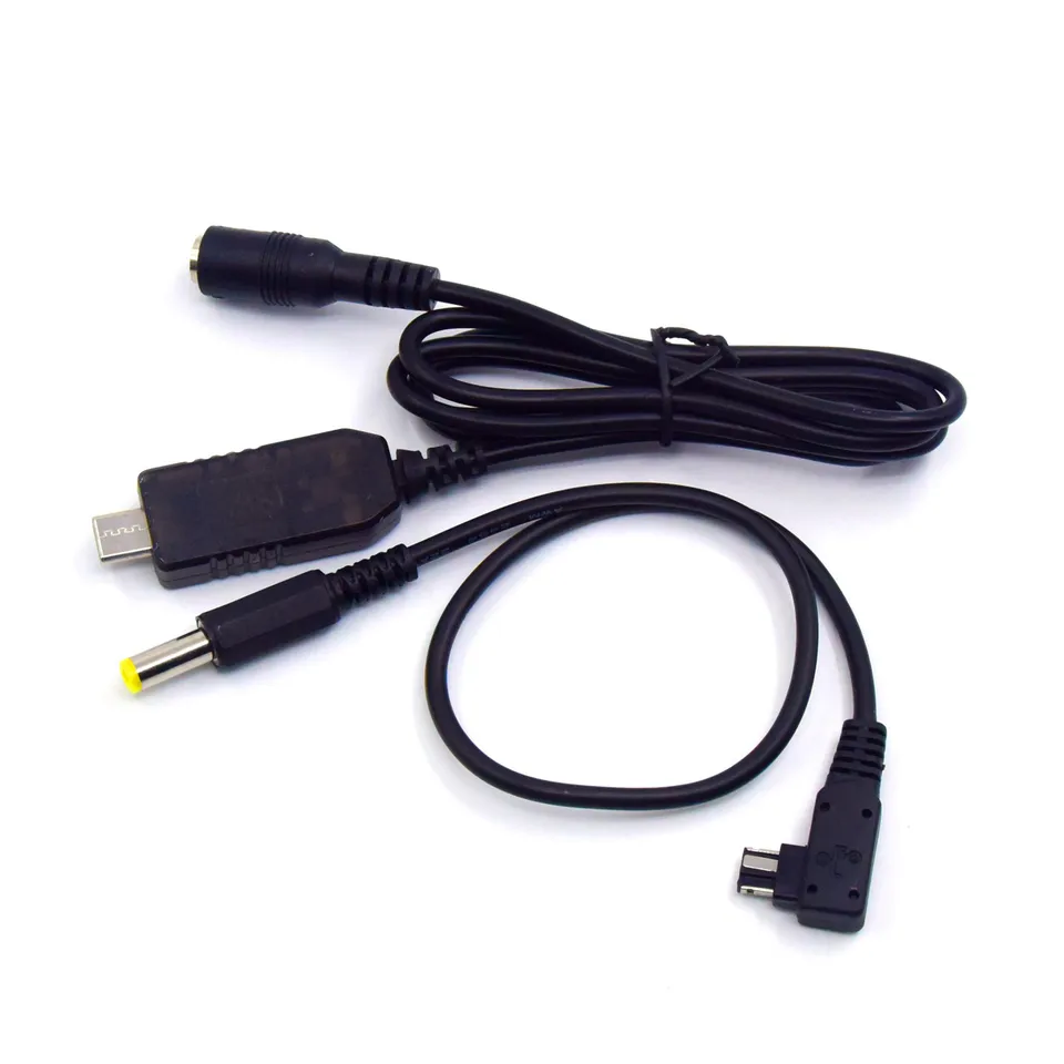 Cavo Adattatore D-Tap To NP-FM500H Per Sony Alpha (A77, A99, A57) – Batteria Fittizia A Spirale Per Alimentazione Esterna