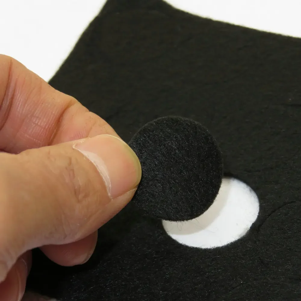 80-Pack Lavalier Microphone Accessories - Stickies & Fabric Discs For Reducing Clothing Noise