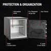 Medium Gray Fireproof Safe and Waterproof Safe Box with Dial Combination Documents,  1.23 Cubic Feet, SFW123DSB 5