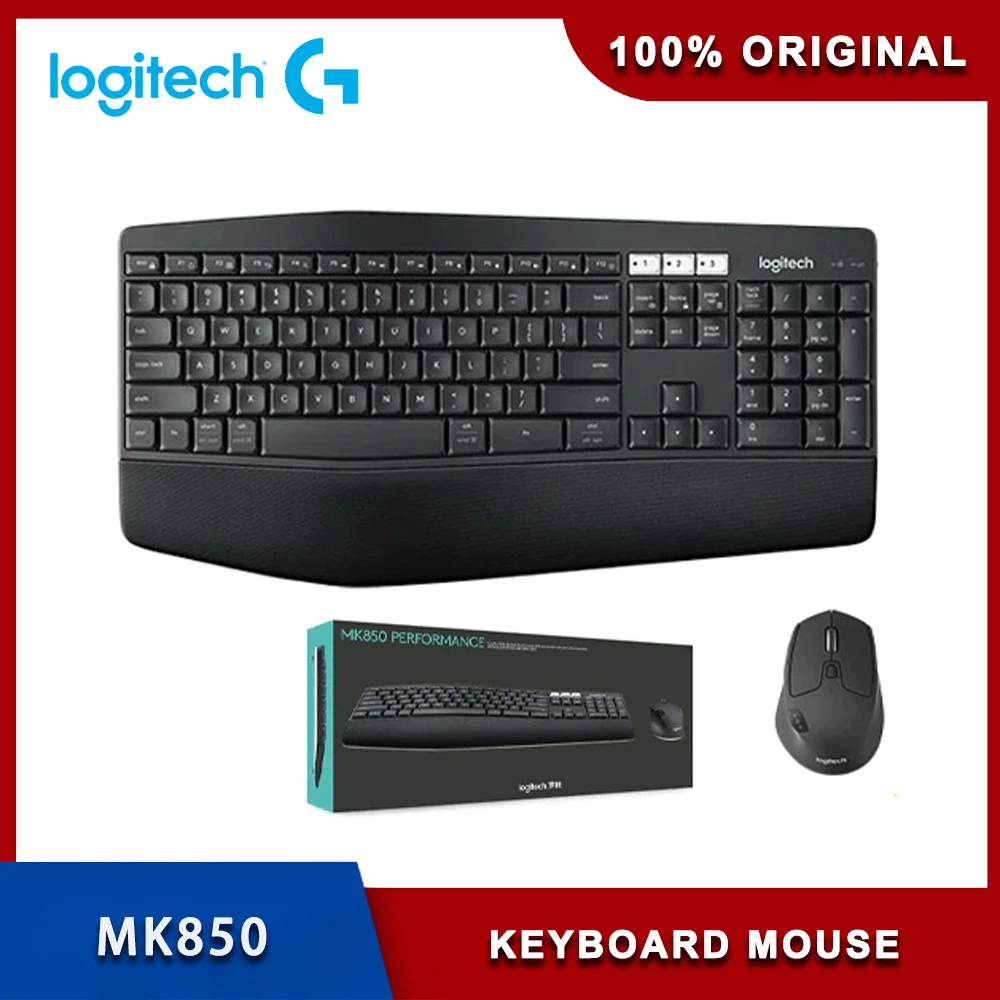 circulatie Goot Beheren Logitech Mk850 Draadloze Toetsenbord Muis Combinatie Bluetooth Usb Met  Draadloze 2.4G Toetsenbord Full Size Muizen Voor Home Office| | - AliExpress