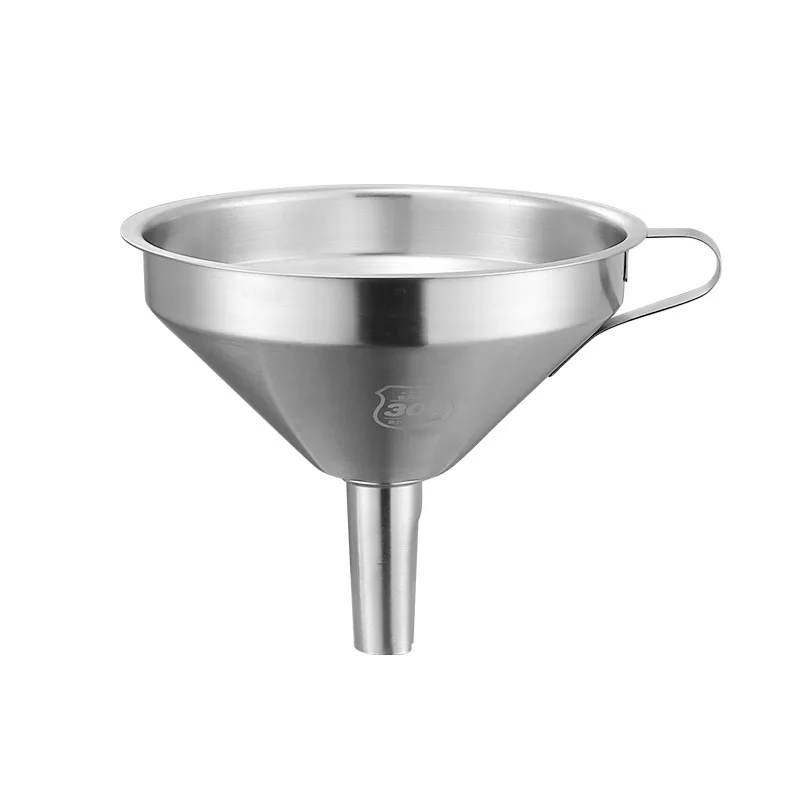 Stainless Steel Funnel Kitchen Oil Liquid Funnel Metal Funnel Filter Wide Mouth Funnel for Canning Home Kitchen Tools images - 6