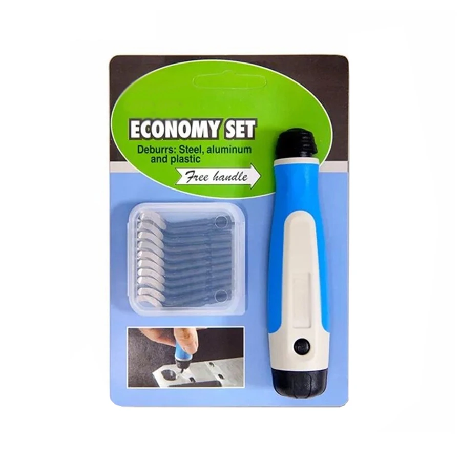 Outil à ébavurer NOGA NG8150 Robuste Avec 10 Lames De Rechange S10 - Pour Acier, Aluminium, Plastique