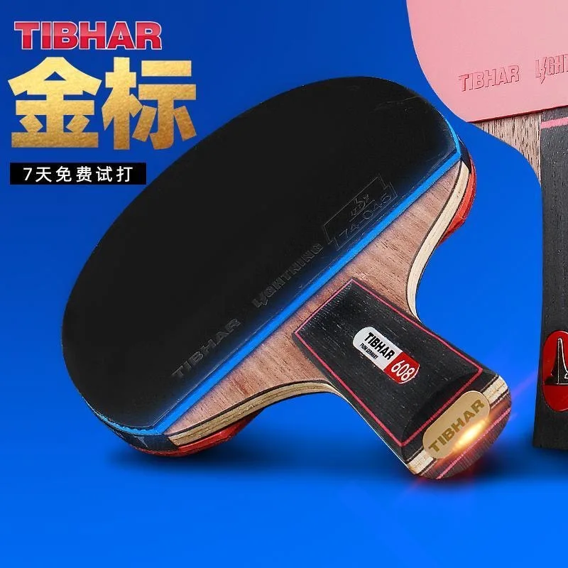 TIBHAR Table Tennis Racket 806/608 Sticky Rubber Pimples-in Professional Hight Quality Original TIBHAR Racket Ping Pong Bat