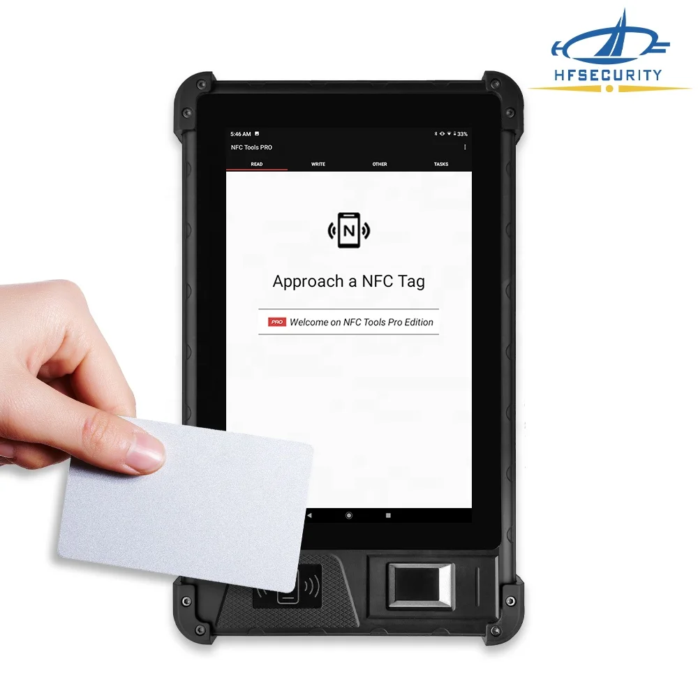 

HF-FP08 Huifan Tech HFSecurity Free SDK SIM Card 4G Android 9.0 Fingerprint Handheld Biometric Attendance System