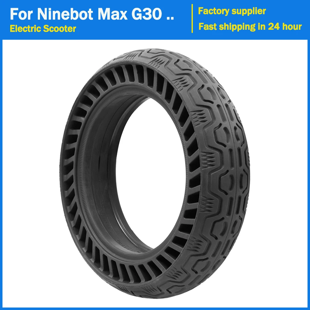 Roue Avant Antidérapante Pour Trottinette électrique Segway Ninebot Max G30 – Noire