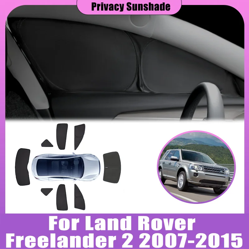 

Privacy Sunshades For Land Rover Freelander 2 L359 2007-2015 2008 Coverage Anti-UV Sunroof Window Foldable Visor Car Accessories