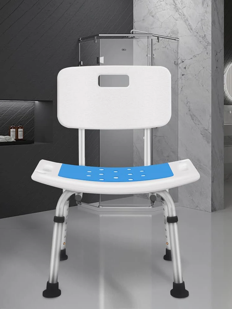 Non-slip Bath Chair Elderly Bath Tub Aid Seat Bathroom Bath Chair Shower Stool Seat Cushion Safe Bathroom Environment 6