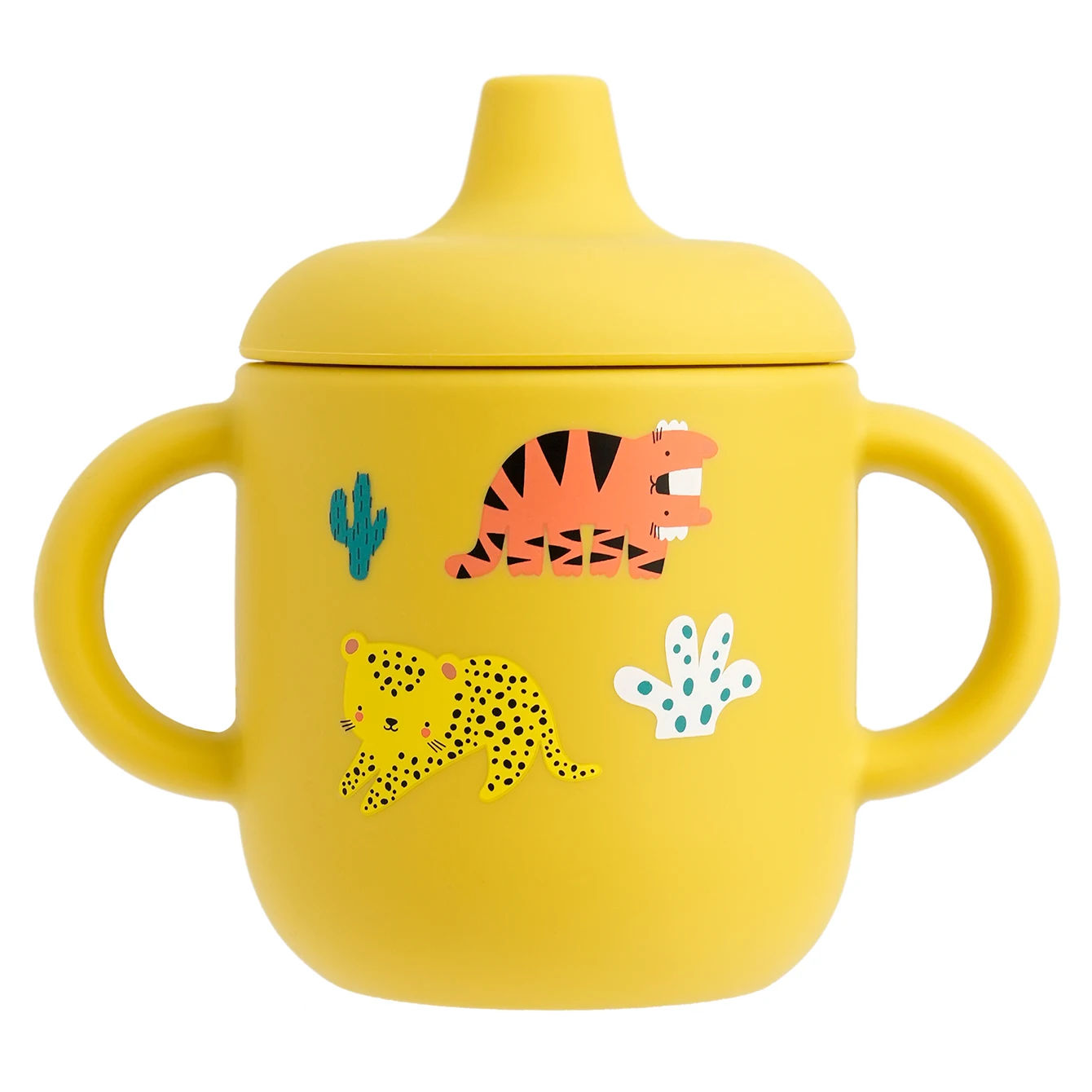 1 قطعة كوب تغذية الطفل من السيليكون الكرتوني BPA ك...