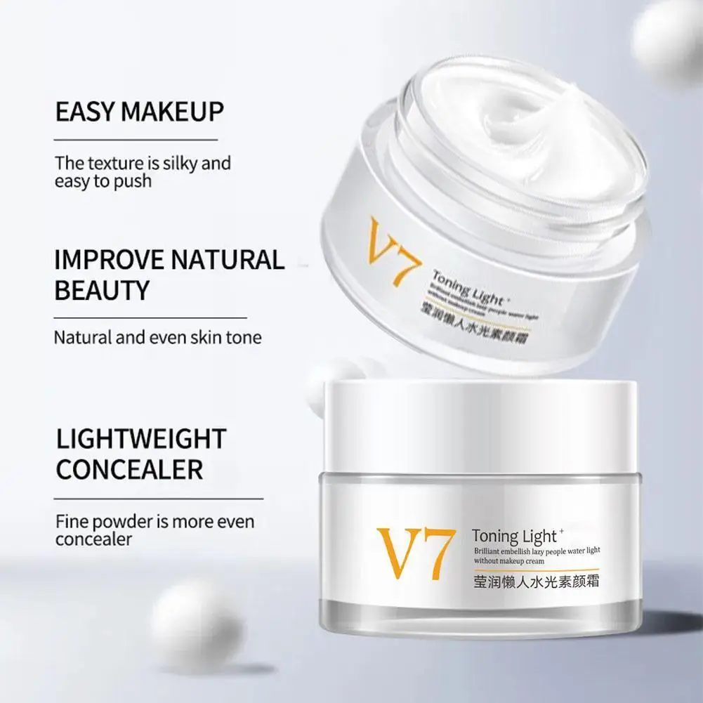 

V7 Seven Vitamins Toning Day Creams Moisturizing Face Anti Skin Hydrating Brighten Care Aging Whitening Cream Smooth N7E0