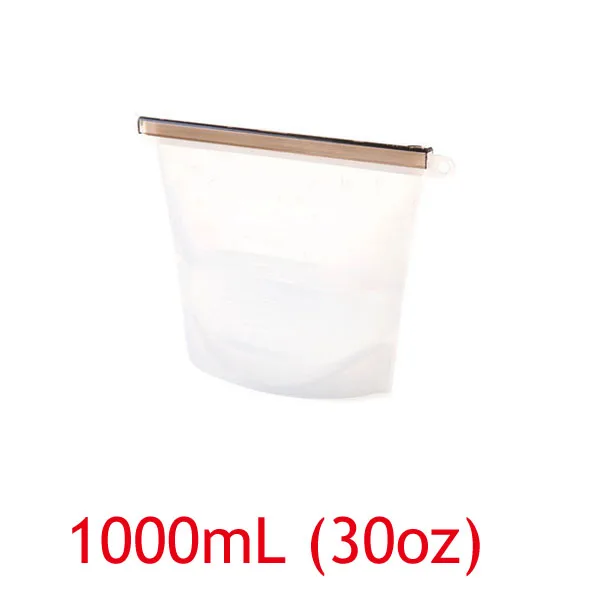 Reusable Silicone Food Preservation Bag - BPA Free, Sealable & Freezer Safe
