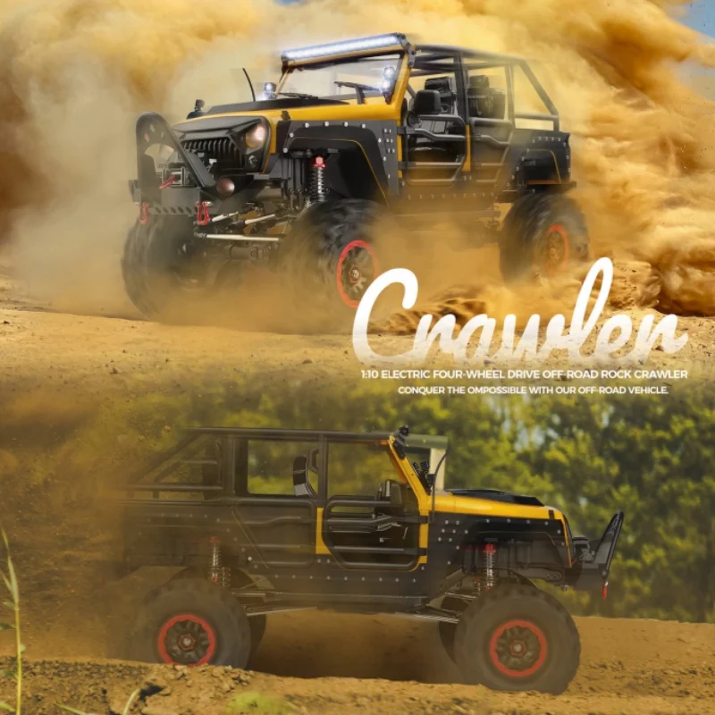 Weili Genuine New 1:10 Wltoys 104026 Rc 4wd With Electric Winch Off-Road Vehicle Wrangler Replica Model Alloy Differential Lock 2