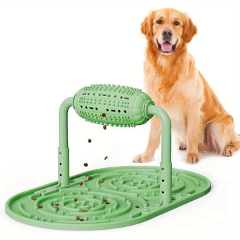 Interactive Scroll Dog Feeder Toy - Slow Feed Silicone Mat For Small To Medium Breeds, Intellectual Food Dispenser 1