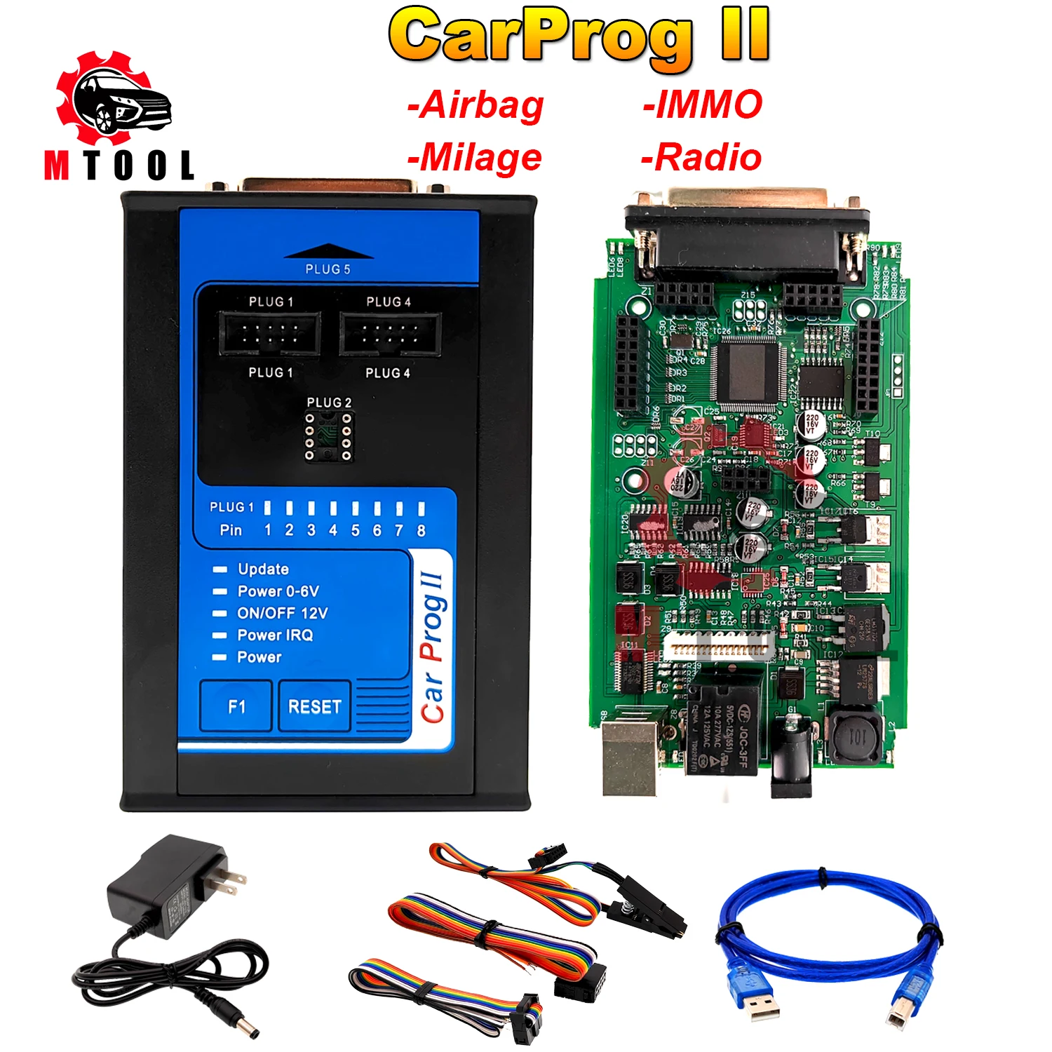 

Смарт-программирование CarProg2 Carprog 2 PK V8.21 сброс данных столкновения Immo Выкл чтение сохранить Dataflash программатор поддержка нескольких систем