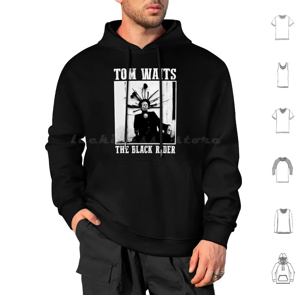 Tom Waits The Black Rider Essen Felpa Con Cappuccio In Cotone Manica Lunga Tom Waits Tom Waits Graphite Music Microphone Nick Cave Bob Dylan