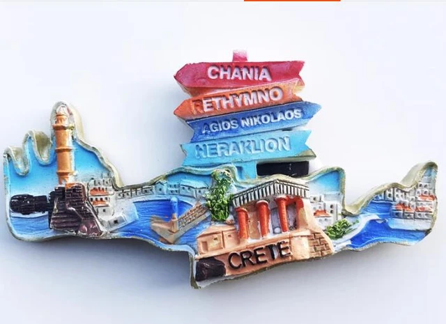 Grecia Crete Corfu souvenir da viaggio magneti da frigo regali di  compleanno di nozze decorazione della casa adesivi magnetici da parete per  foto - AliExpress