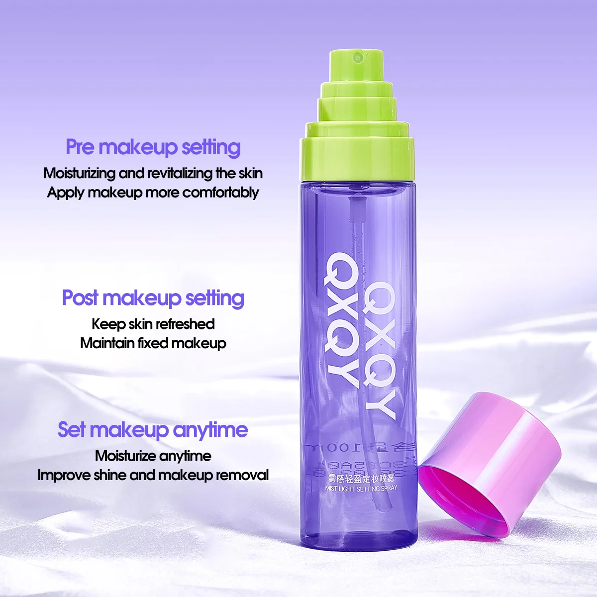 Description Picture 3 of itemQXQY mini set makeup spray deep moisturizing, moisturizing, clear set makeup