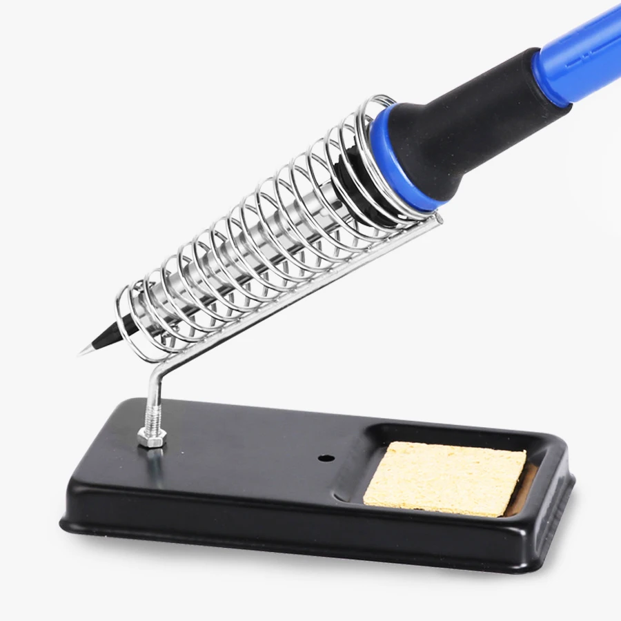 Portable Soldering Iron Stand Holder Soldering Tin Stand with Welding Cleaning Sponge Electric Soldering Iron Accessories best soldering iron for electronics