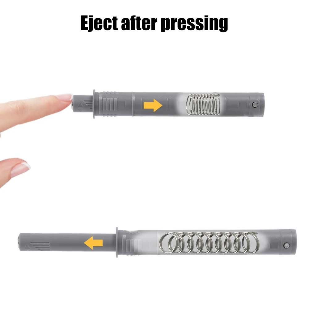 Cabinet Door Rebounder Handle-free Rebound Device Concealed Cabinet Door Rebounder Soft Quiet Closer Furnitures Accessories closet door rebounder