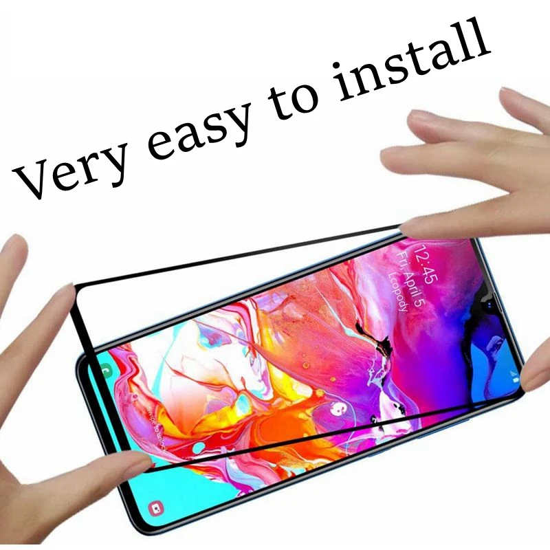 Premium Full Cover Tempered Glass Screen and Camera Lens Protector