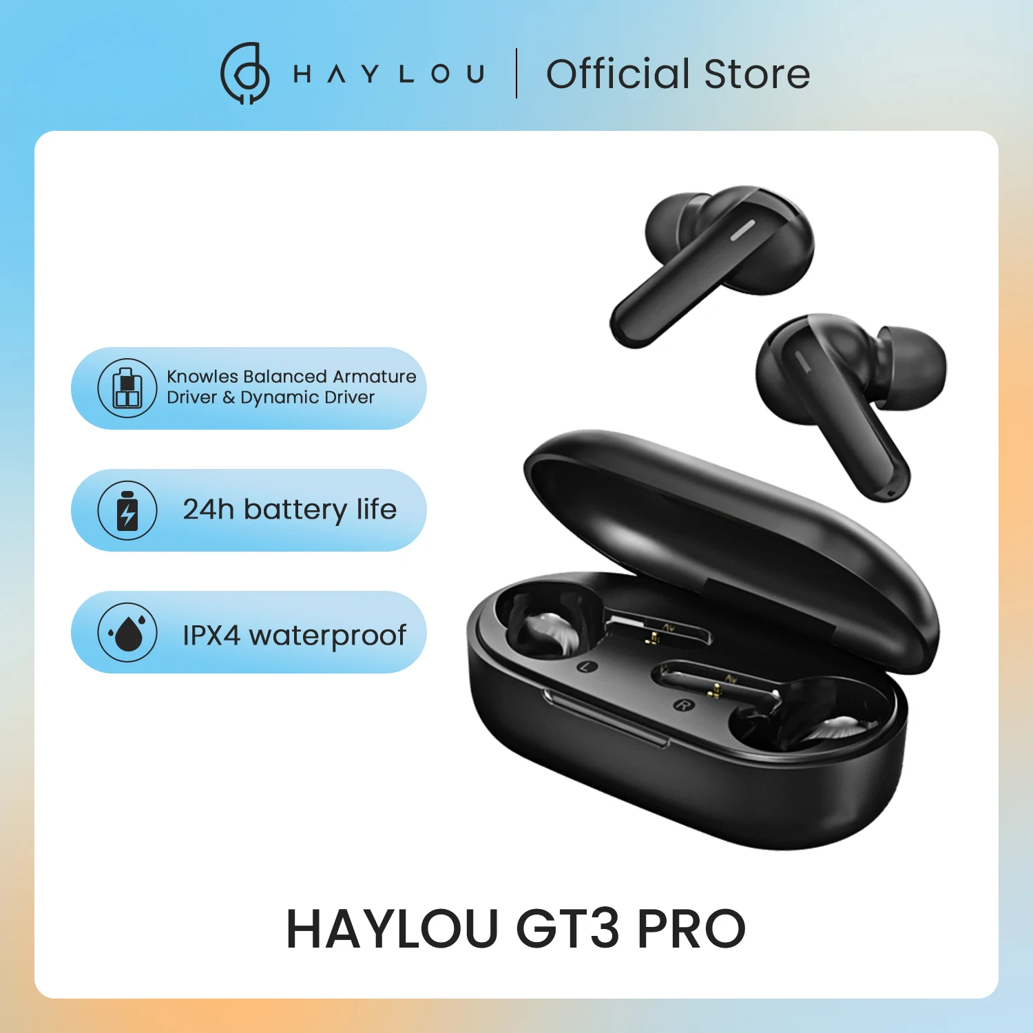 HAYLOU-GT3-PRO-True-Wireless-Earbuds-Hybrid-Technology-Sound-Bluetooth ...