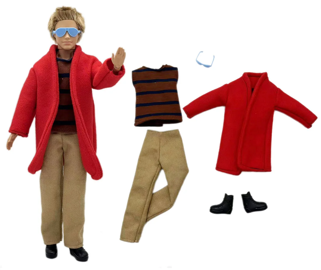 1 Set Ken Handmade Handsome Doll Accessories Casual Wear Clothes for 30cm 12inch Ken Doll Kids Gift