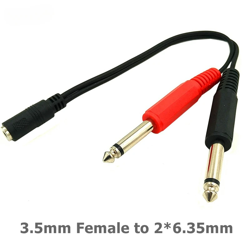 Splitter Audio Stereo Jack 3.5 Mm La 2 X Jack 3 Pini T-M 1m Alb, Delock - Foto 4