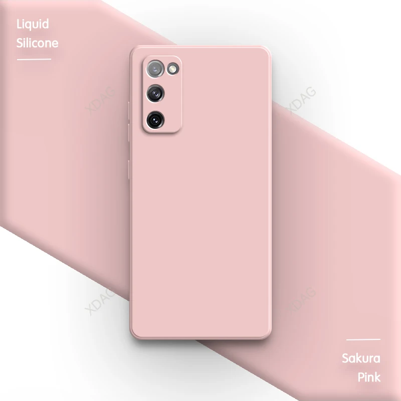 Sleek Soft Liquid Silicone Phone Case - Plain Candy Color Back Cover