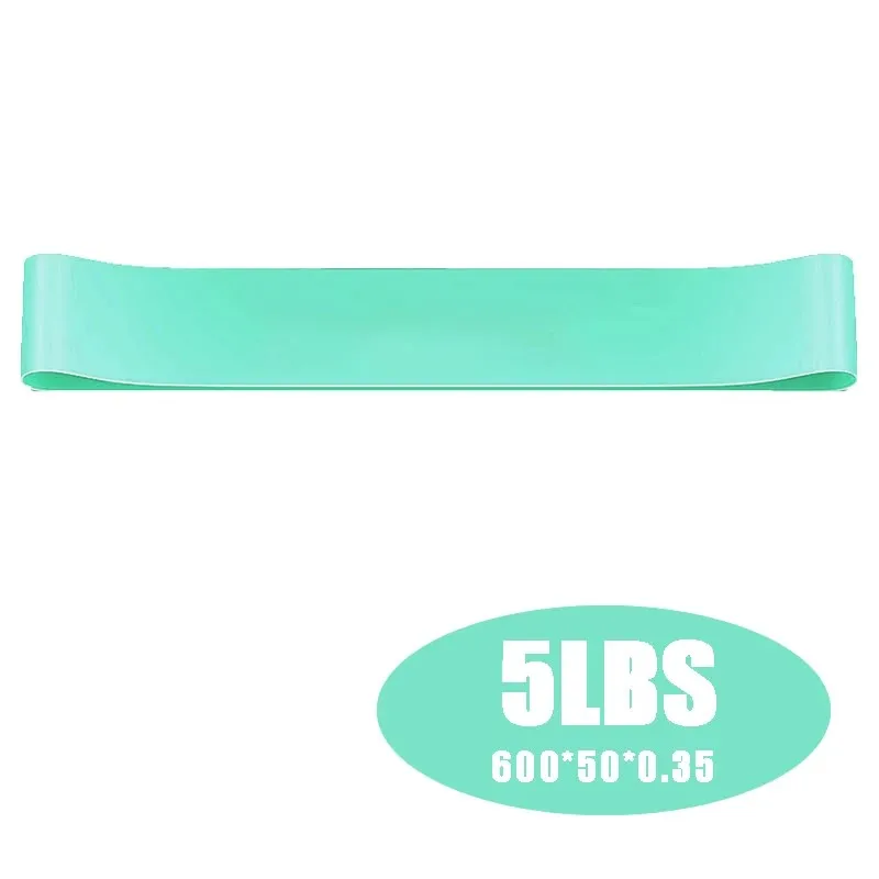 5-Piece Colorful Resistance Bands Set for Fitness, Yoga, and Home Workouts